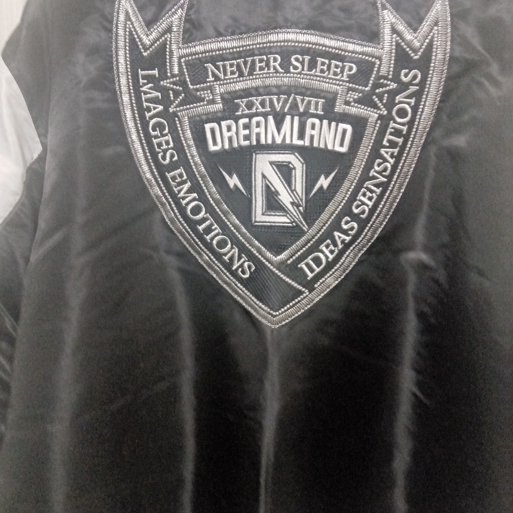 Black Embroidered Men's Jacket - Picture 4 of 6